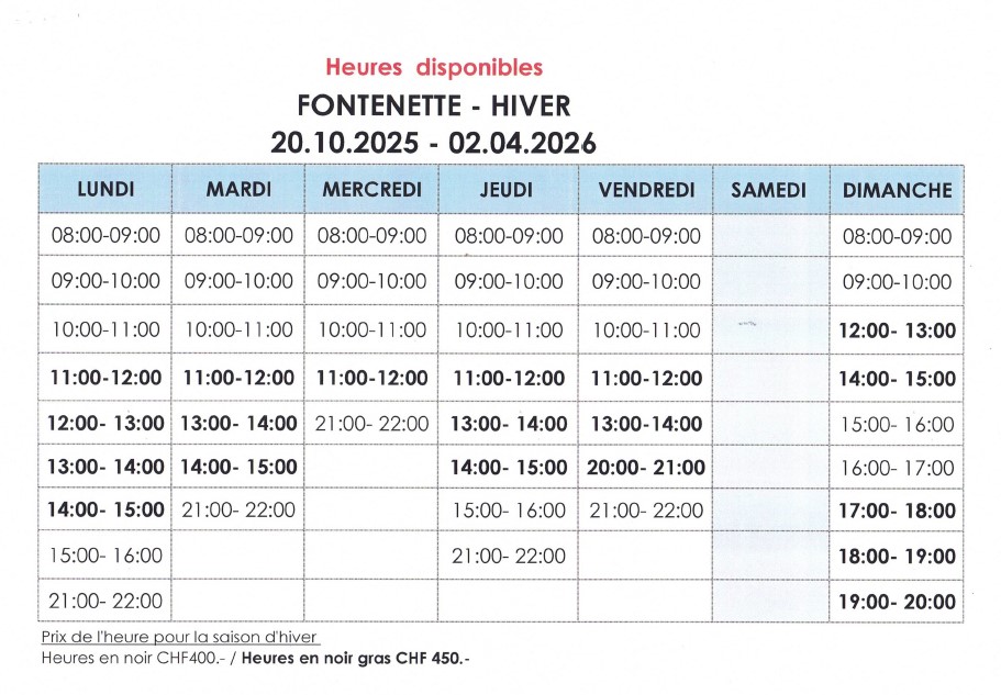 Tableau Fontenette